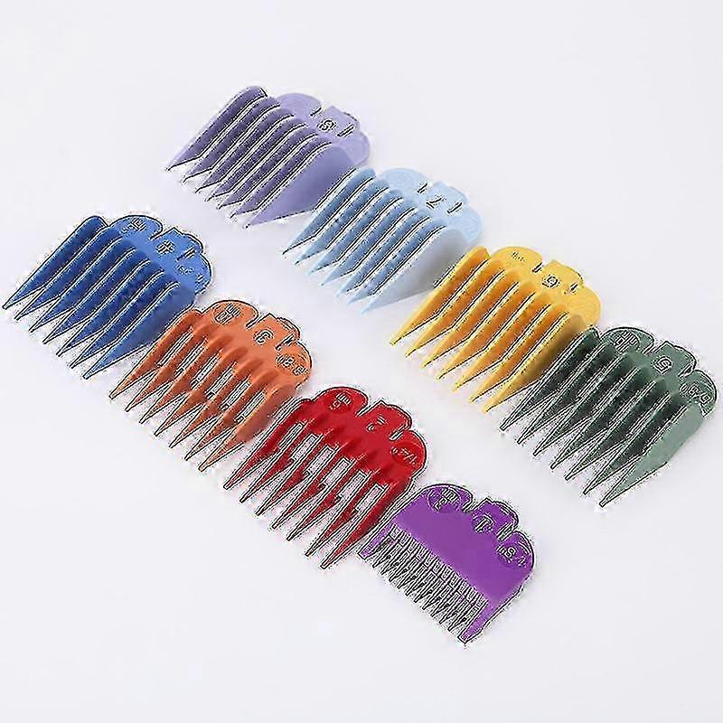 8 Kleur Professionele Hair Trimmer / clipper Guard Combs Guide Combs Gecodeerd-