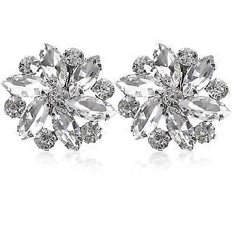 2 Stück Kristall Blume Schuh Clips Hochzeit Schuhschnalle Dekorative Schuh Charm Sparkly Schuh Clips