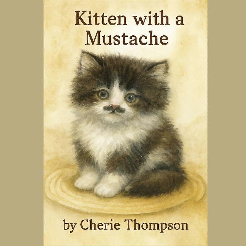 Kitten with a mustache