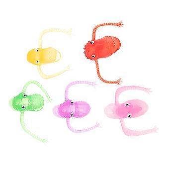 Dinosaur Finger Puppets Creative Mini Toys for Kids Party Favors 5Pcs Assorted Color