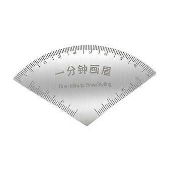 Fast Drawing Eyebrow Design Ruler Permanent Makeup Drawing Guide Ruler Sturdy