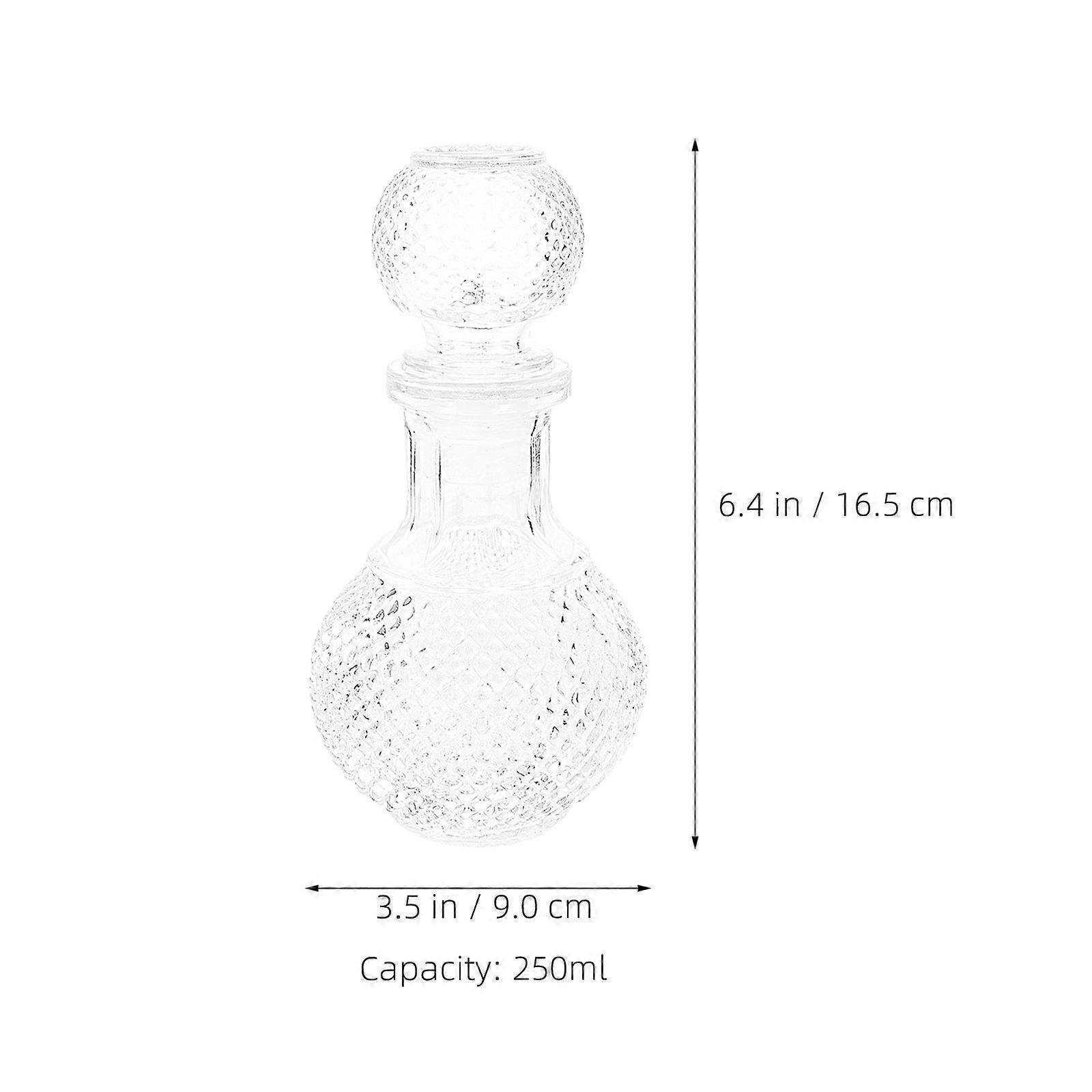 Glass for Storage 2Pcs Thickened Transparent Decanter