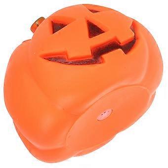 Sprechender Kürbis als Haustierspielzeug für Partys, 1 Stück, Halloween-Ornament, Orange