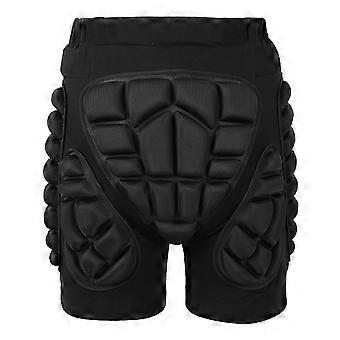 Padded Shorts Snowboarding Protective, Unisex Adjustable Waist Hip Protection for Ski Snowboard Skateboarding Roller Sports, L XL