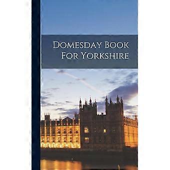Domesday Book For Yorkshire - Anonymous - Hardcover - English Book - History