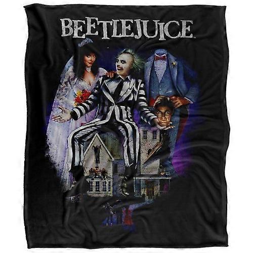 Beetlejuice Vintage Poster Soft Touch Blanket