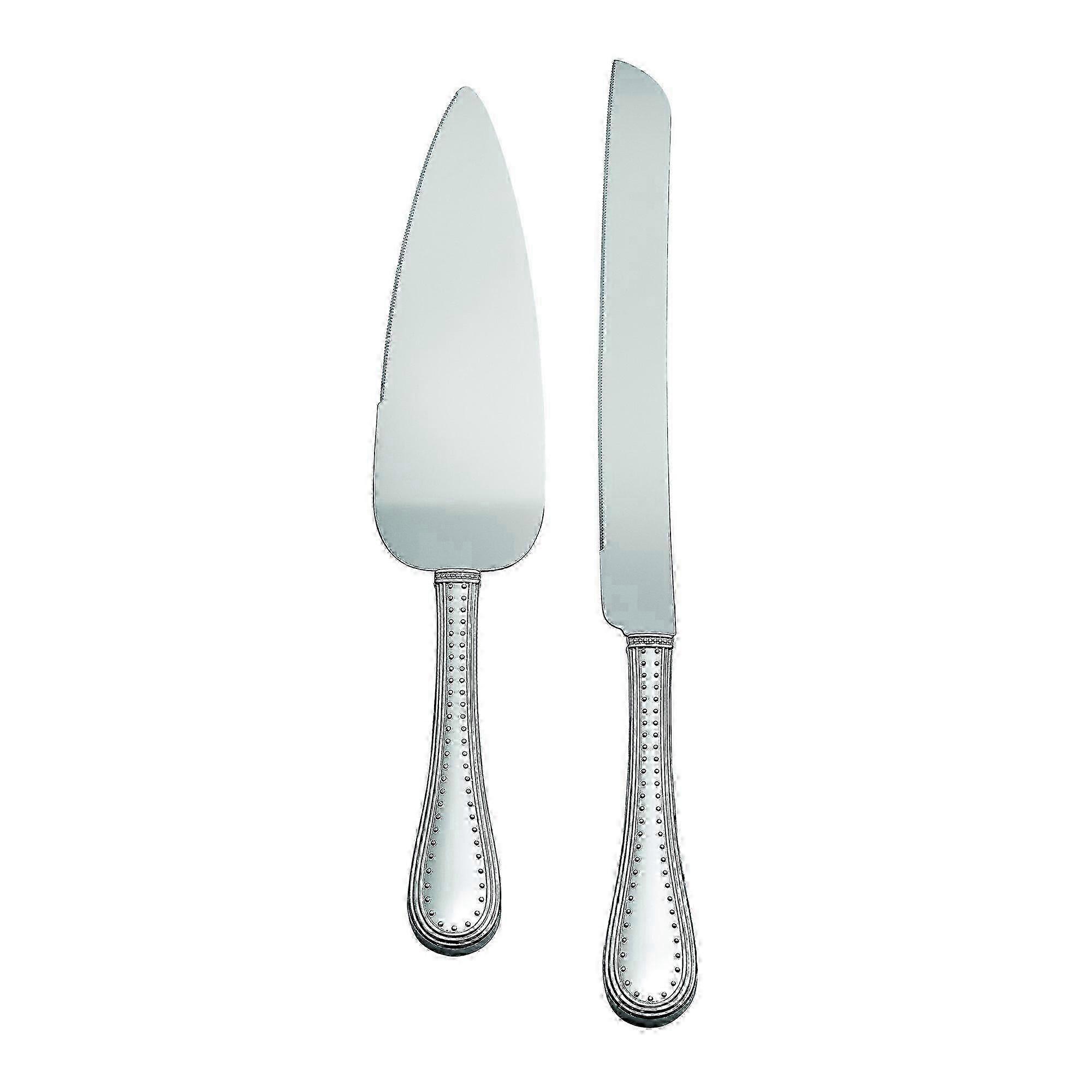 Cake Knife and Server Set for Cake Cutting and Serving