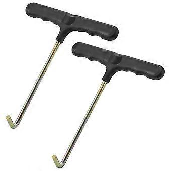 2pcs Trampolim Spring Pull Tool Trampoline Puller T-hook Spring Puller Tool