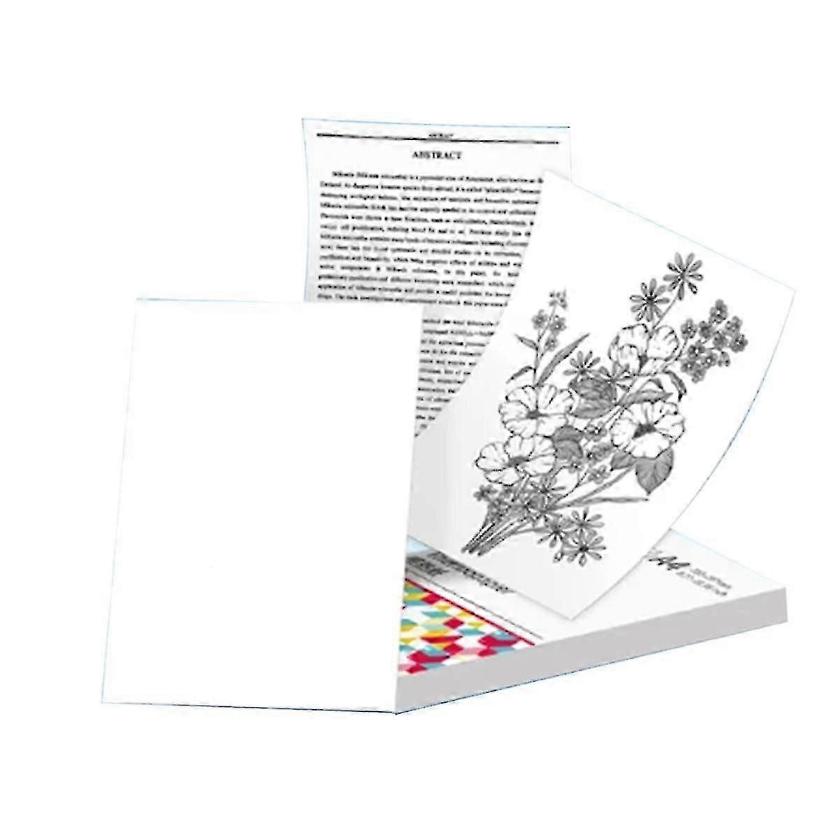 200 Sheets compatible with A4 Thermal Paper M08F Printer Quick-Dry Continuous Thermal Paper Documents Study Notes