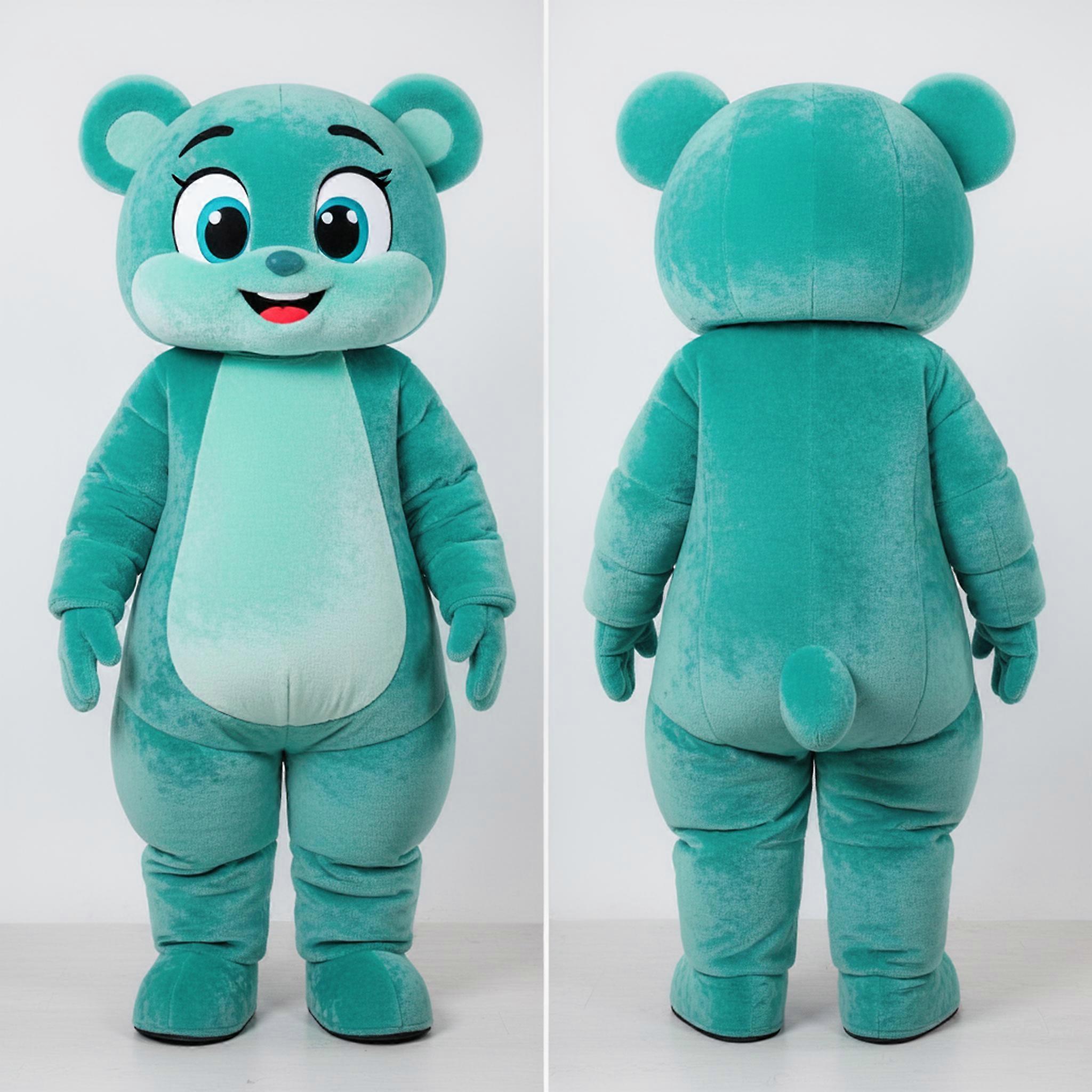MASTICOT Teal Velvety Alliance Mascot