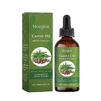 Hoegoa Castor Oil Hair Care Liquid - Nourishing And Moisturizing Hair, Smooth And Shiny Daily Massage Care Oil