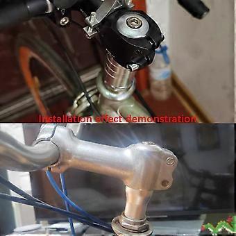 Bike Fork Stem Extender 22.2 Mm Aluminum Alloy Road Mountain Bike Bicycle Stem Riser Adapter For 1 1/8" Threadless Steerer Tubes