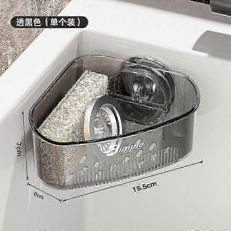 Compact Suction Sink Corner Holder