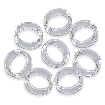 8 pezzi. Anelli protettivi elastici per joystick per PS5/PS4/Steam Deck Rocker Anello protettivo in silicone per Rog All