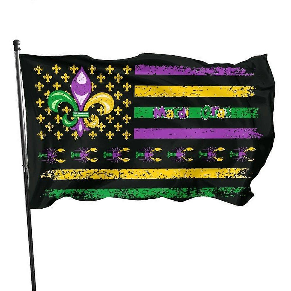 Mardi Gras Flag IS0759