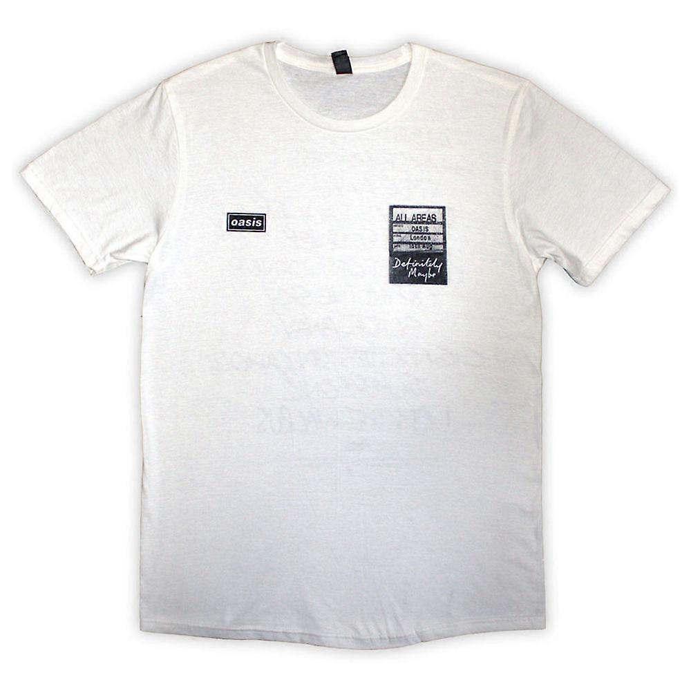 Oasis Definitely Maybe AAA Setlist T Shirt