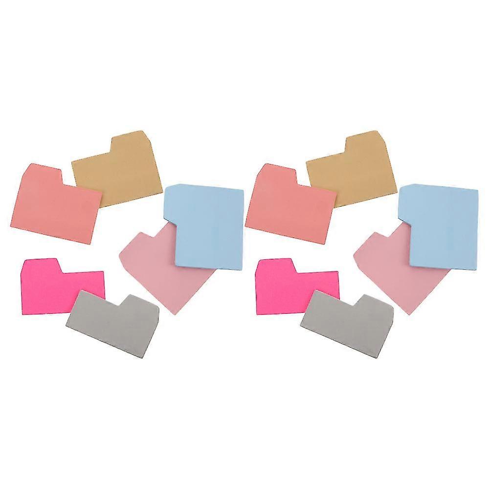Memo Sticker Multi Colored Divider Tabs for Notebooks 6Pcs Set