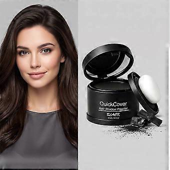 Hot Black Hairline Covering Toner Powder, Carbon & Talcum Powder, Natural Blend, Easy To Apply, Hair Seam Finishing, Portable For Daily Use