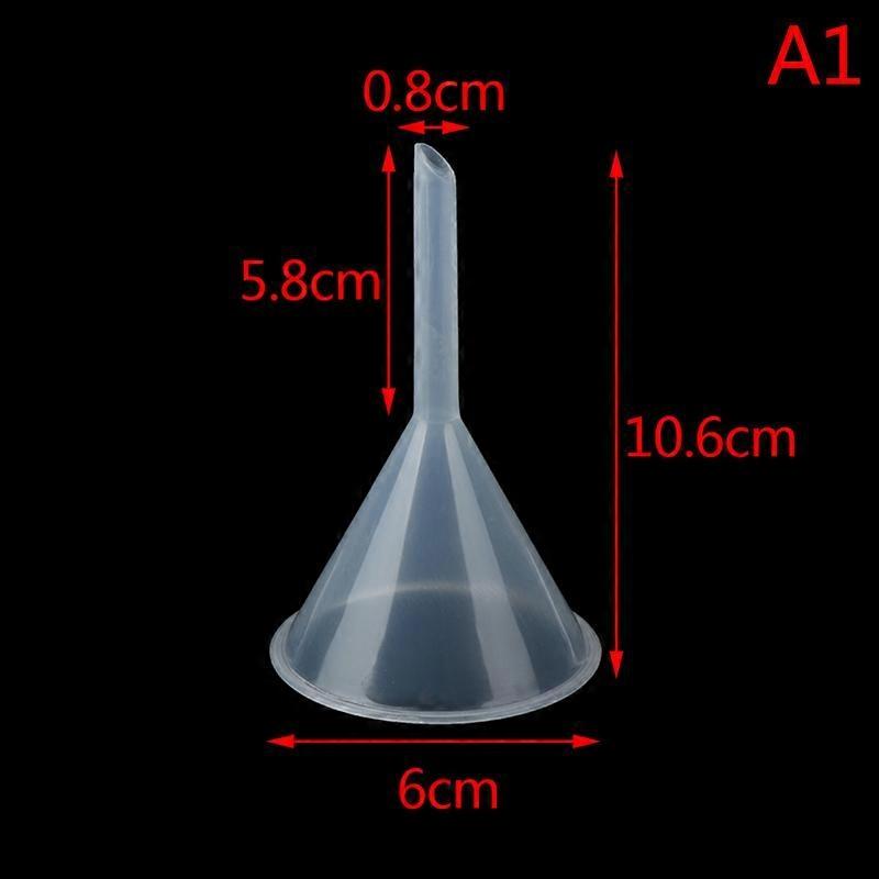 Laboratory Transparent White Plastic Filter Funnel