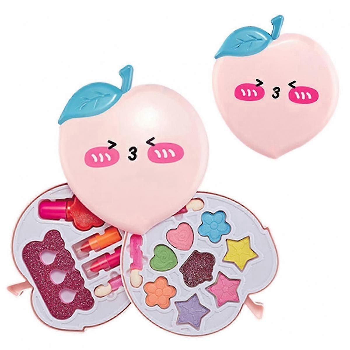 Pretend Play Peach Box Makeup Kit