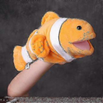 Animal Hand Puppet Toy Soft Plush Glove Doll for Kids Storytelling Pretend Play aqt