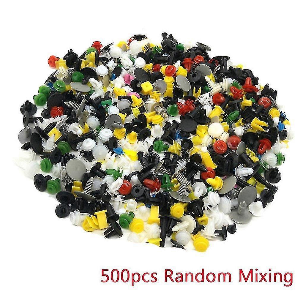 Auto Parts 500pcs 30 Kinds Universal Mixed Auto Fastener Car Bumper Clips Retainer Car Fastener Rivet Door Panel