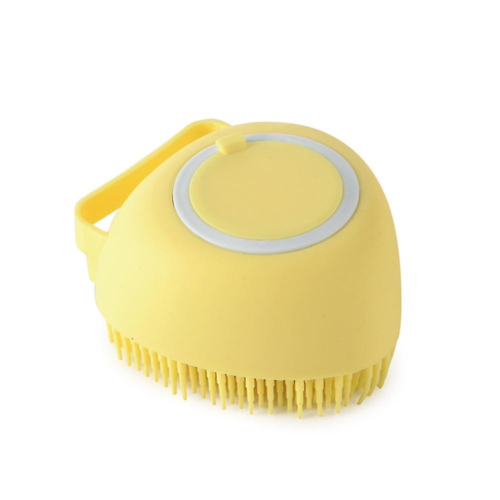 Heart Shaped Silicone Grooming Brush For Pet