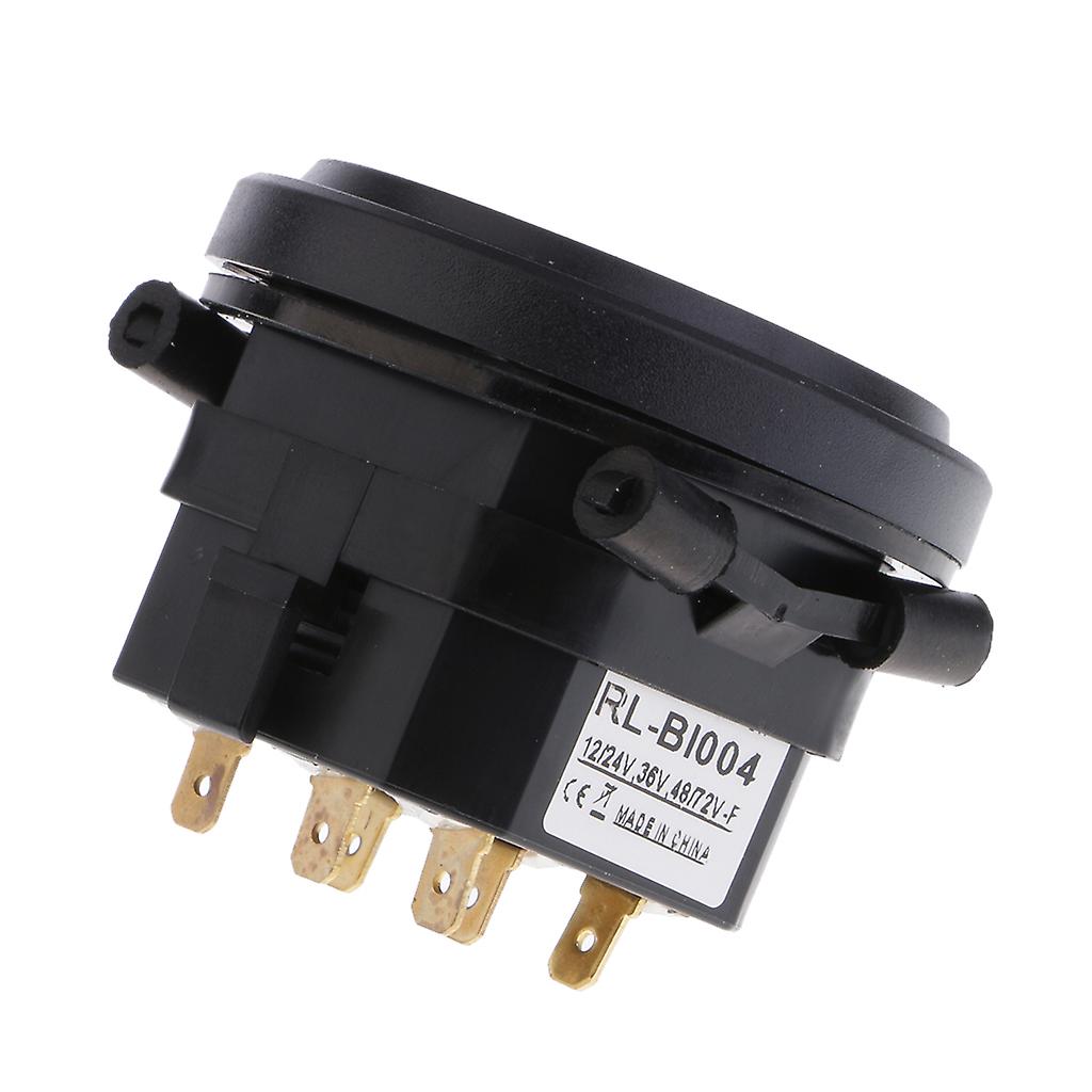 12v/24v Marine Engine Hour Meter w/ Battery Indicator Charge Status Meter 2"