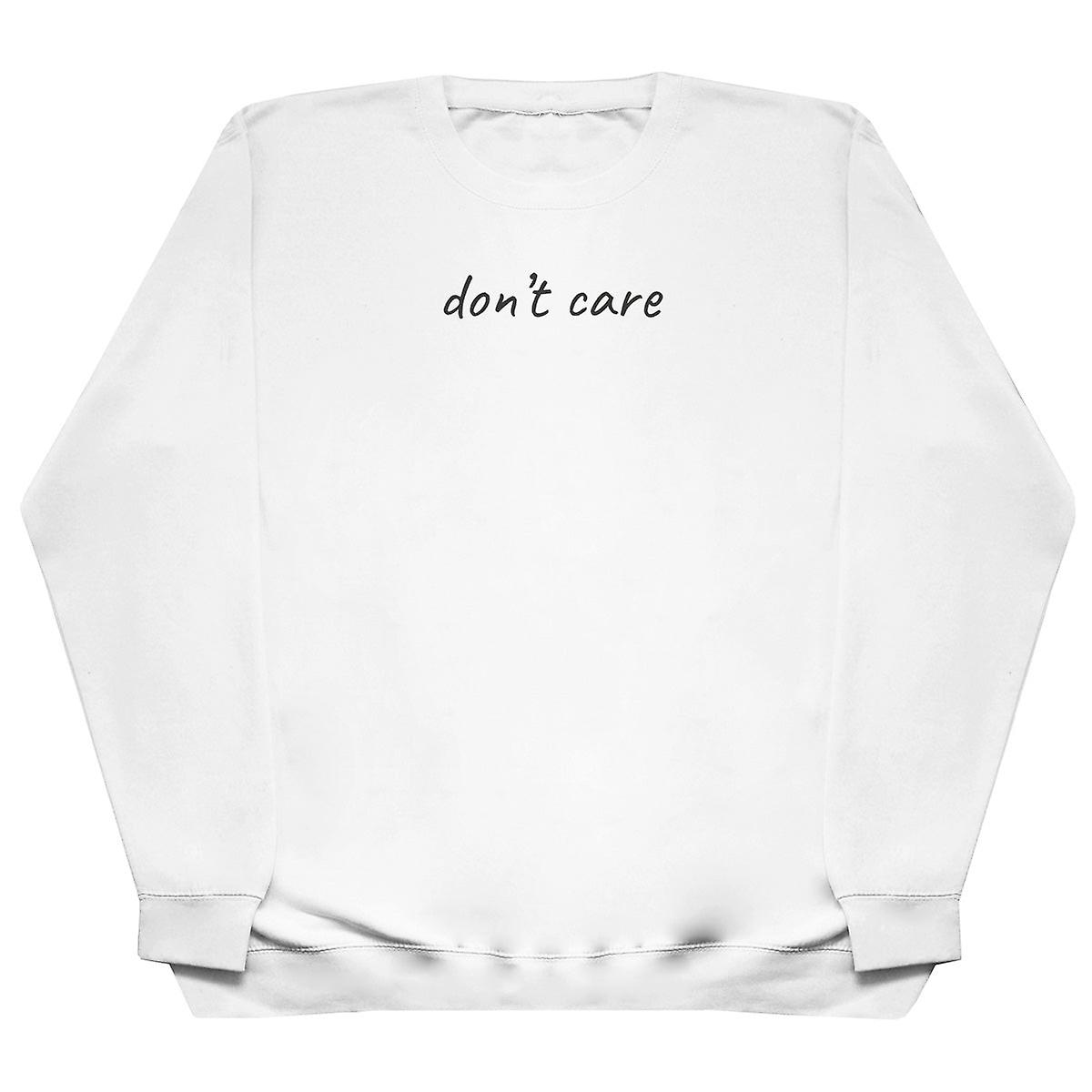 Don't Care - Huge Oversized Comfy Sweater