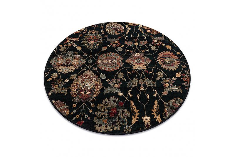 Wool carpet SUPERIOR circle LATICA navy blue