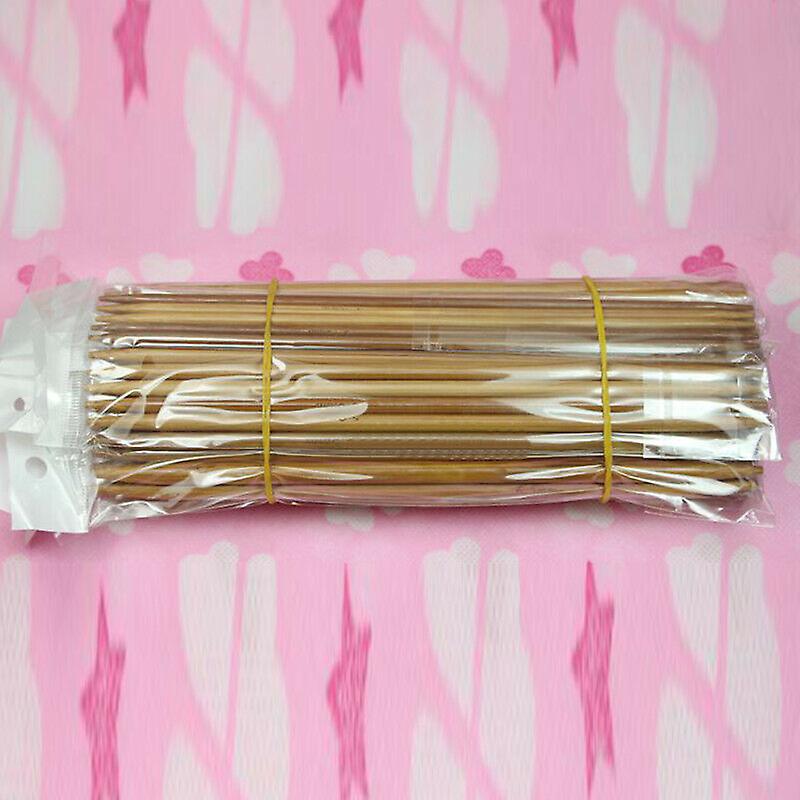 75Pcs Bamboo Double Pointed Knitting Needles Durable for Sock Sweater Scarf