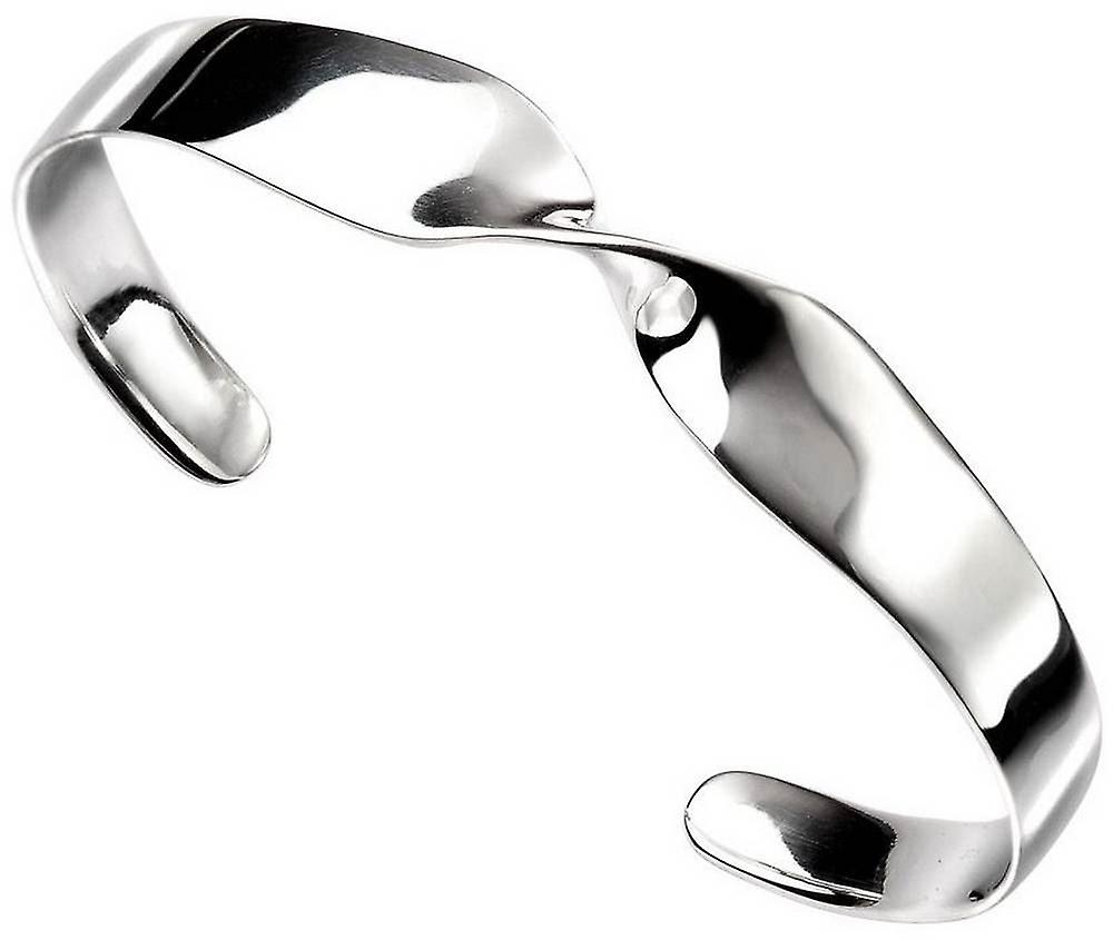 Beginnings Twist Bangle - Silver