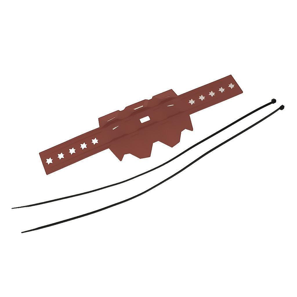 Motorcycle Exhaust Muffler Heat Resistant Protector for Locking Ties Brown