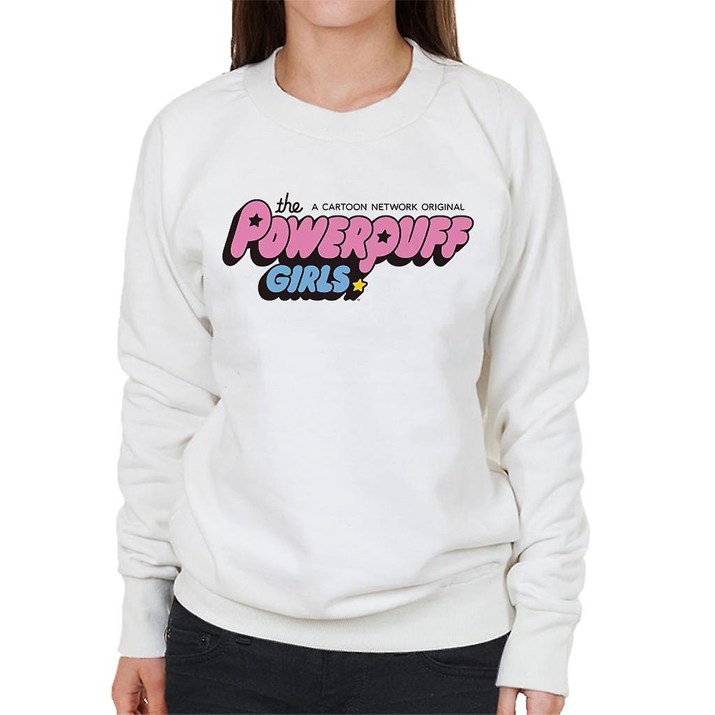 Powerpuff Girls Bubble Text Logo Women's Sweatshirt