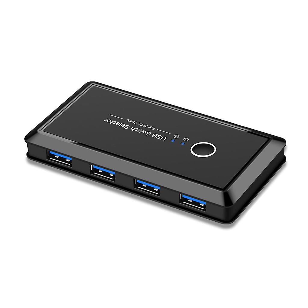 USB Switcher Box 2 Computers Sharing 4 USB Devices USB 3.0 Switch Selector