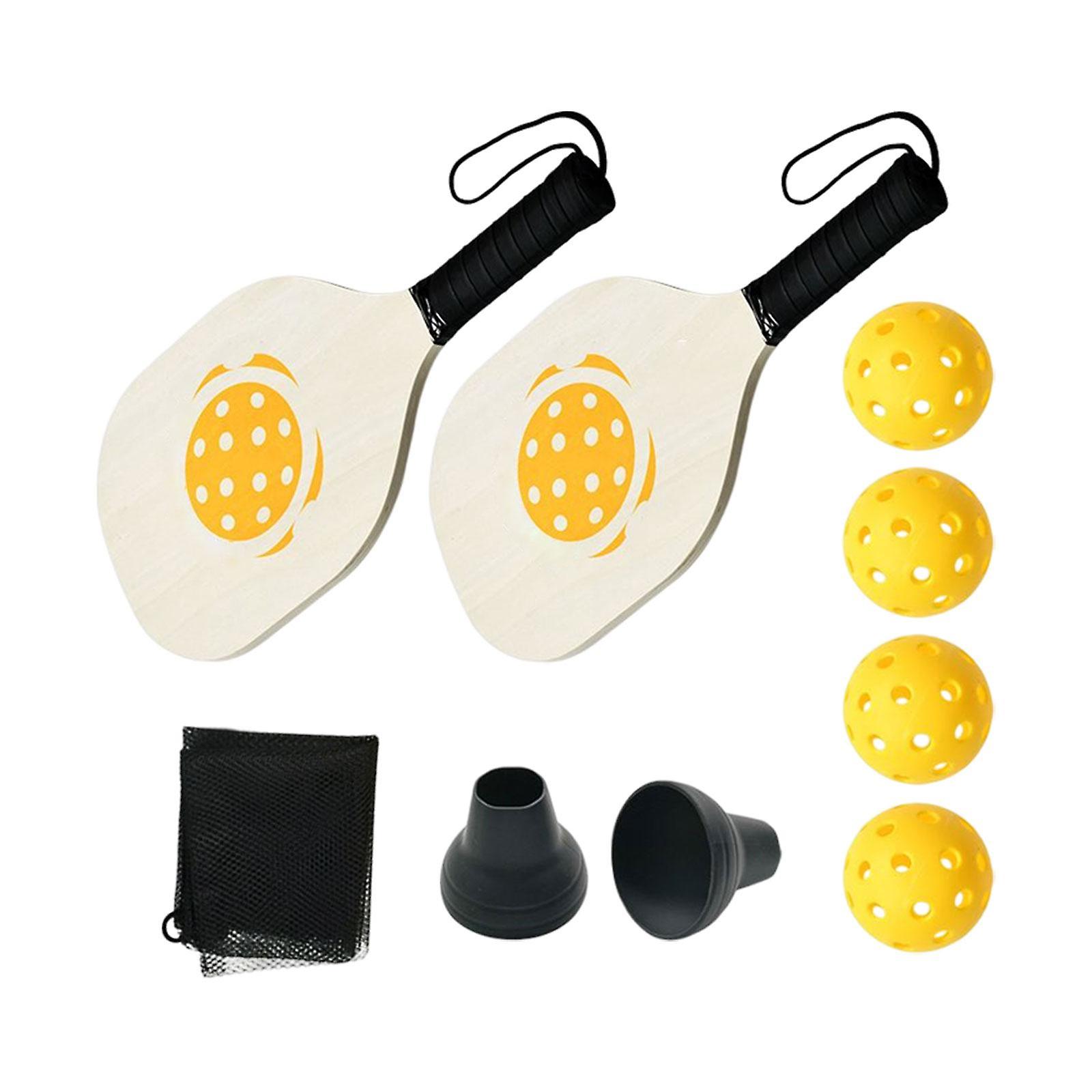 Professional Pickleball Set Player Paddle Racquets with Ball Pickers 4 Balls