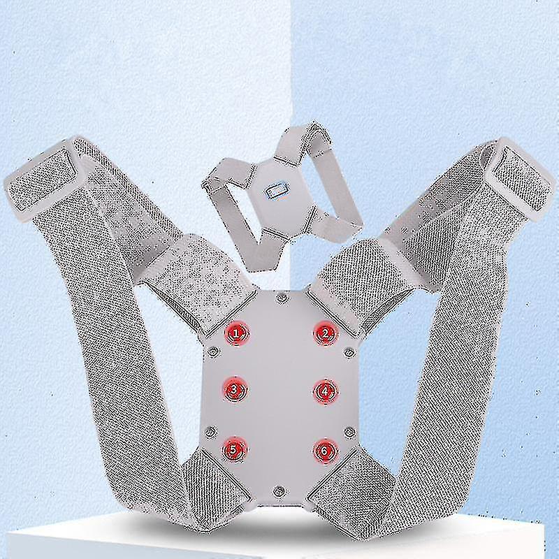 6 Magnet Electronic Sensor Vibration Reminder smart Back spine Posture Corrector Suitable children Adjustable support brace