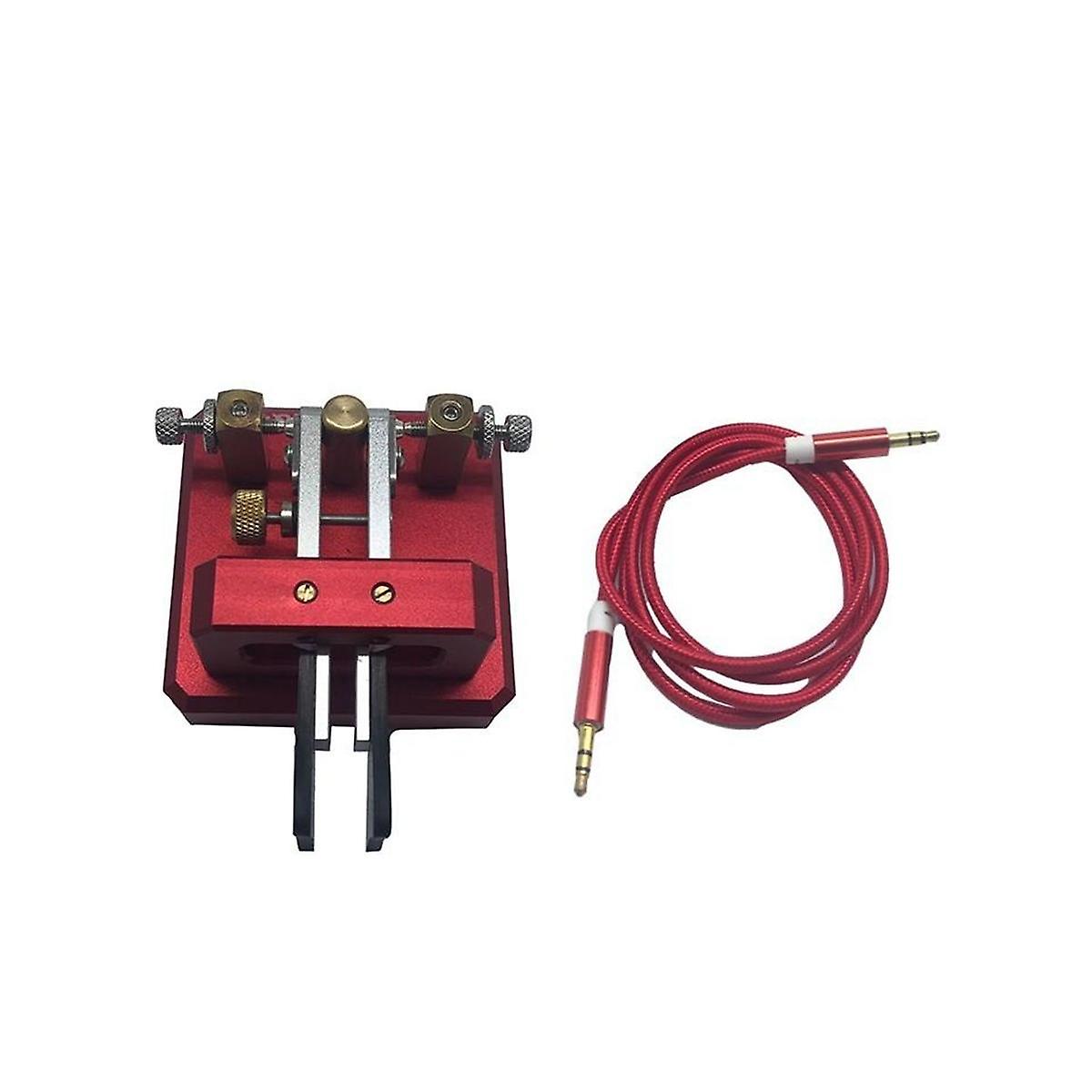 Automatic Morse Dual-Paddle Telegraph Key CW Key for Ham Radio Users for Amateur HAM RADIO CW Paddl