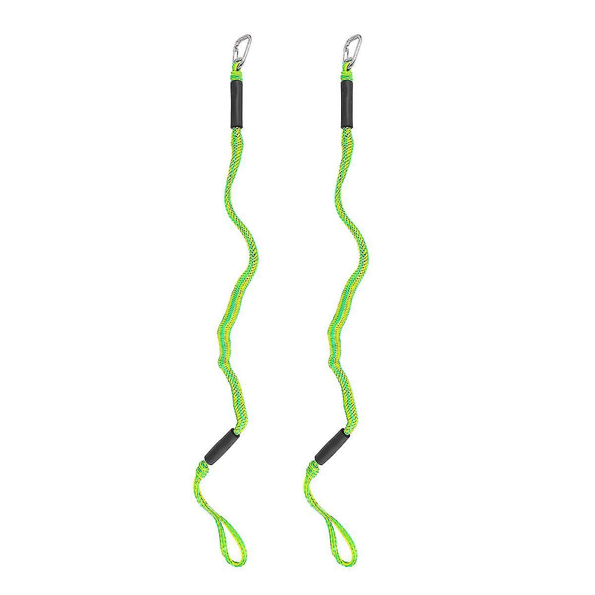2pack 4ft قارب Bune Dock Line مع هوك رباط حبل قارب الملحقات ل Pontoon K ، gre