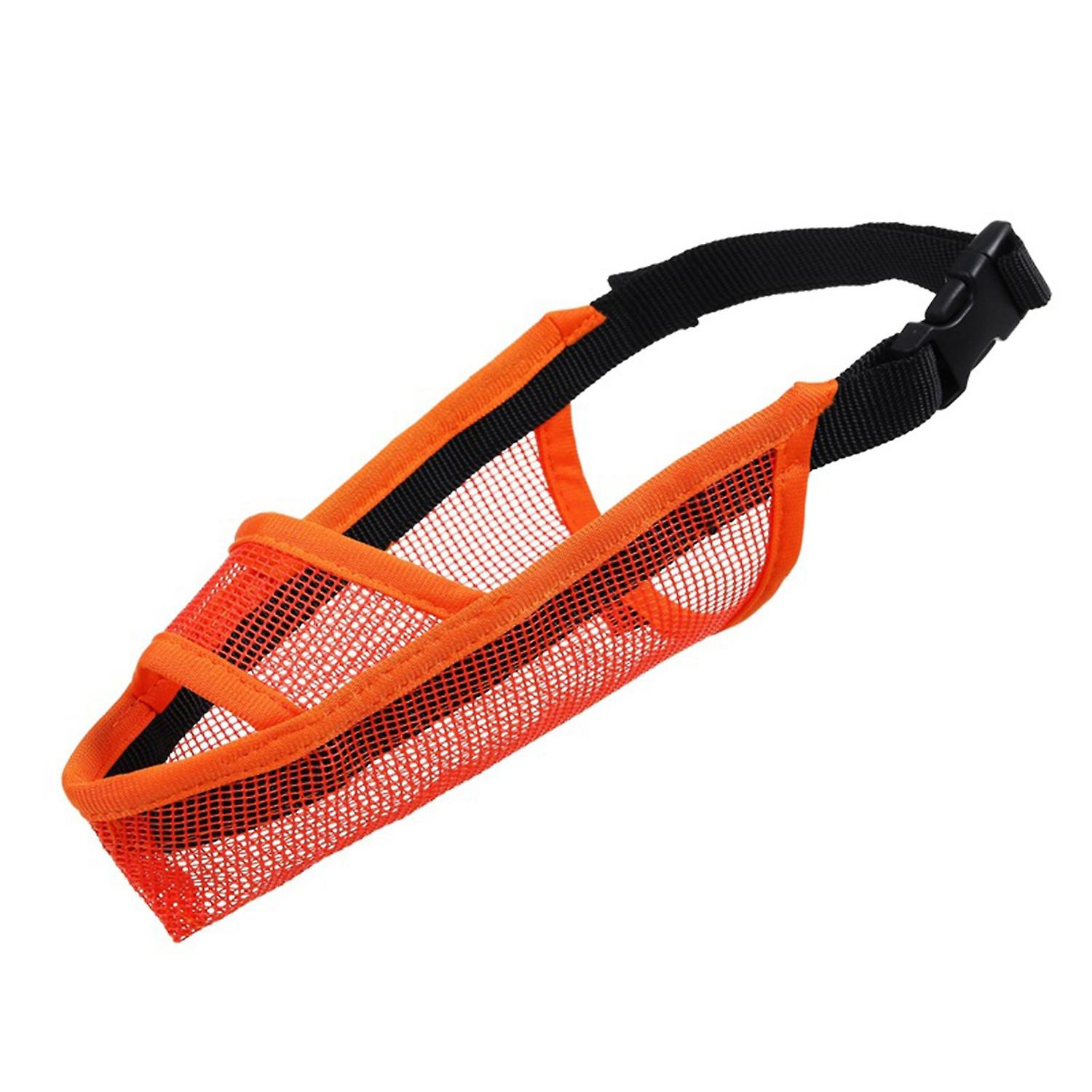 ZHOUBA Dog Muzzle Buckle Design High Elasticity Pet Anti-Barking Muzzles Face Guard for Small Dogs