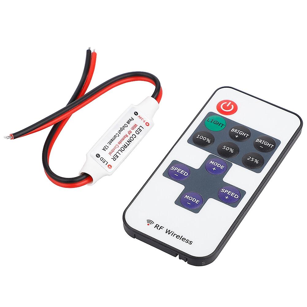 Single Channel LED Controller with RF Remote for Strip Lights