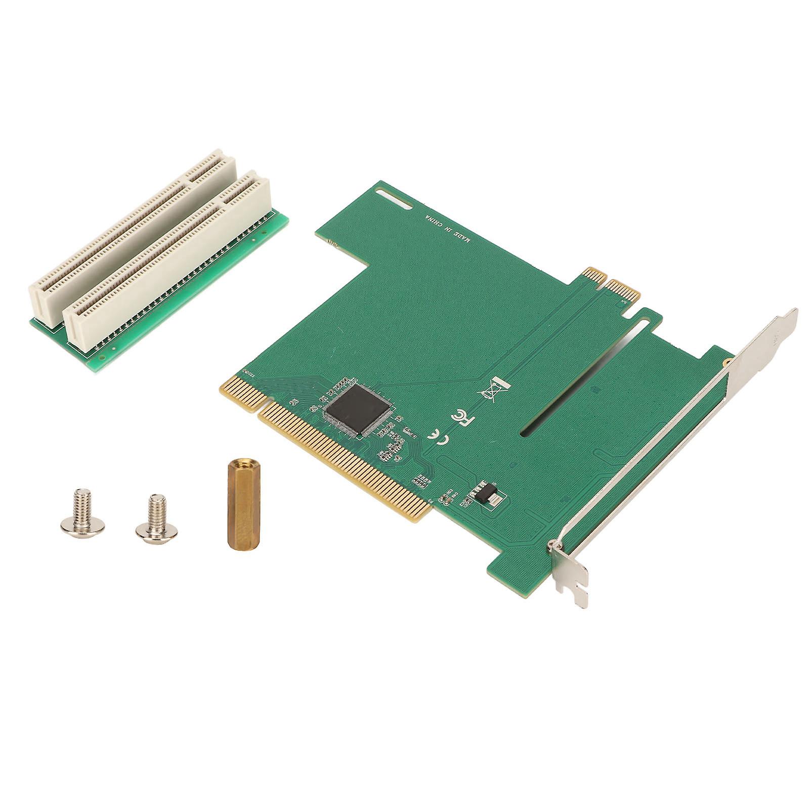 PCIE X1 to PCI Riser Card PCIE X1 to PCI Slot Bridge Riser Card Industrial Control Host Power Free PCI Adapter Card