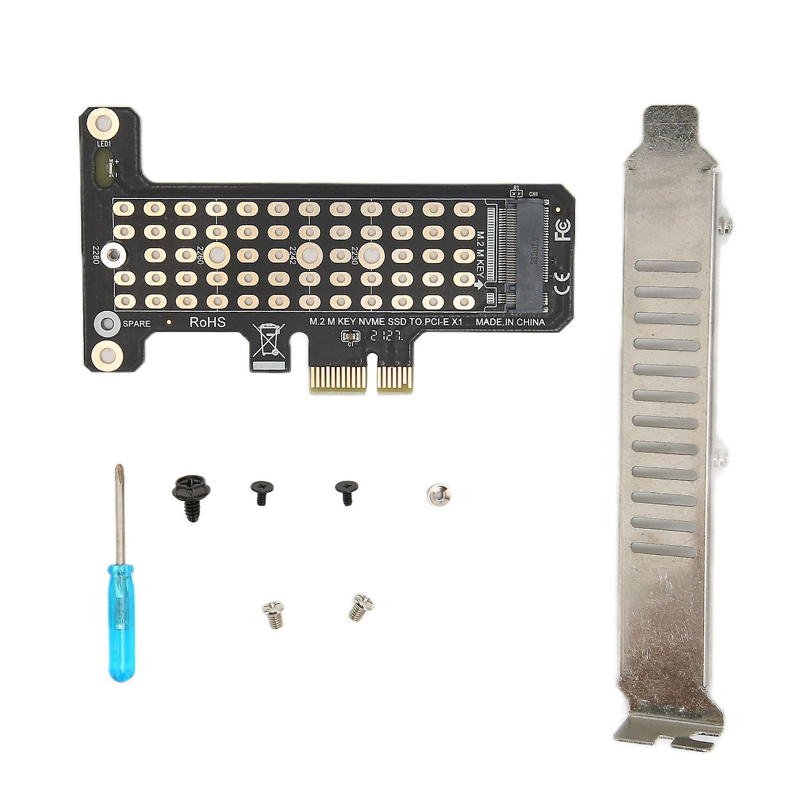 M.2 NVME to PCIe X1 Transfer Expansion Card with Good Heat Dissipation Stable Performance Computer Accessories Ph41x1