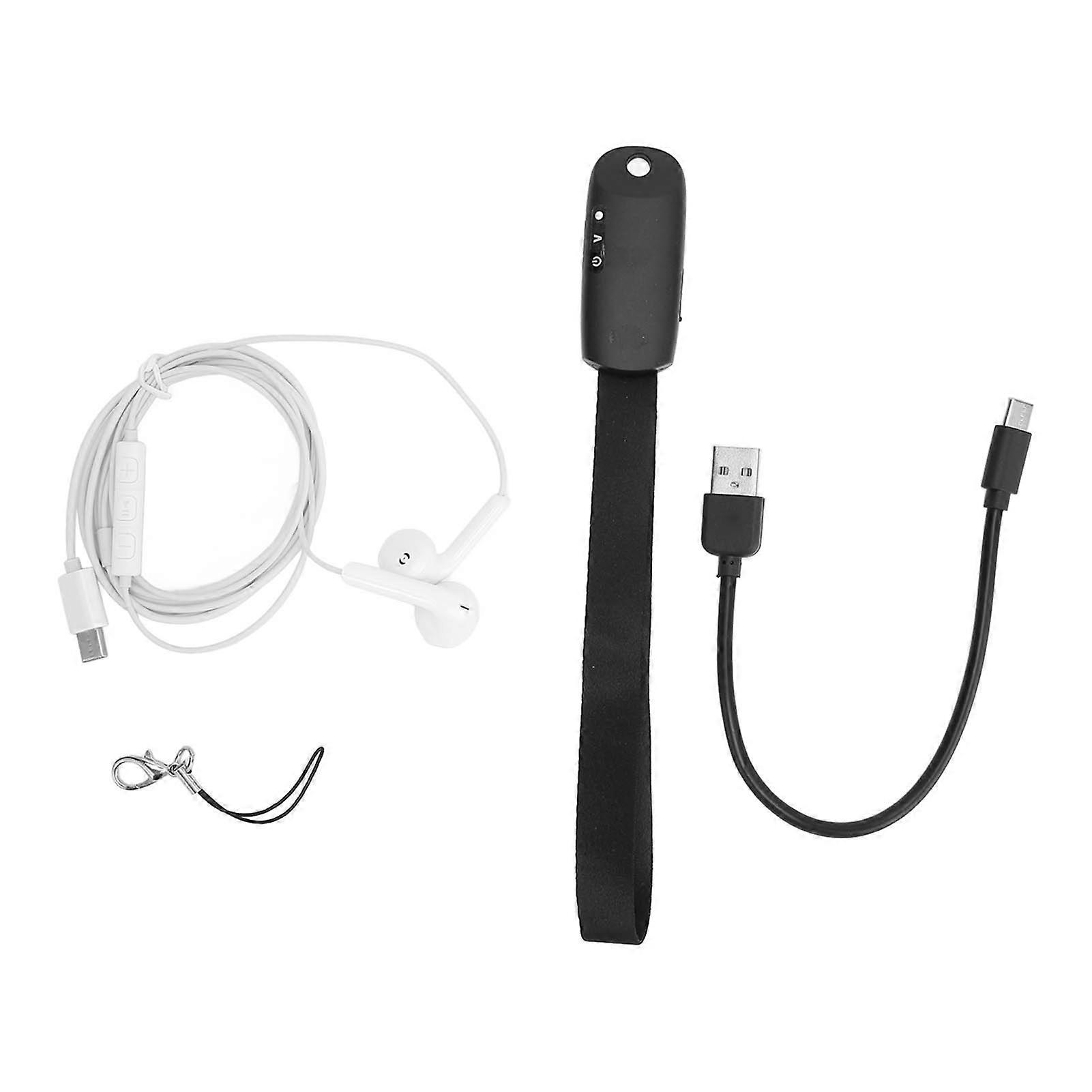 Compact Voice-Activated Recorder with 32GB Storage & MP3 Playback