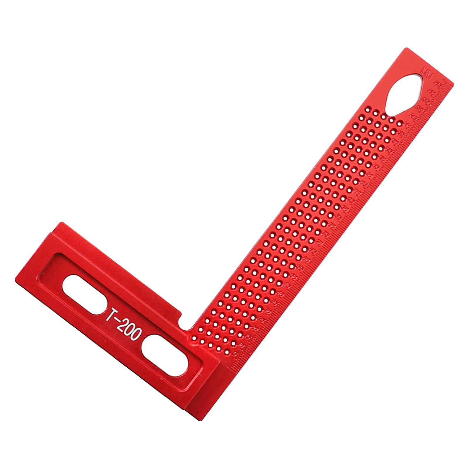 Woodworking Scriber Precision Right Angle Ruler Carpenter Marking Ruler T160
