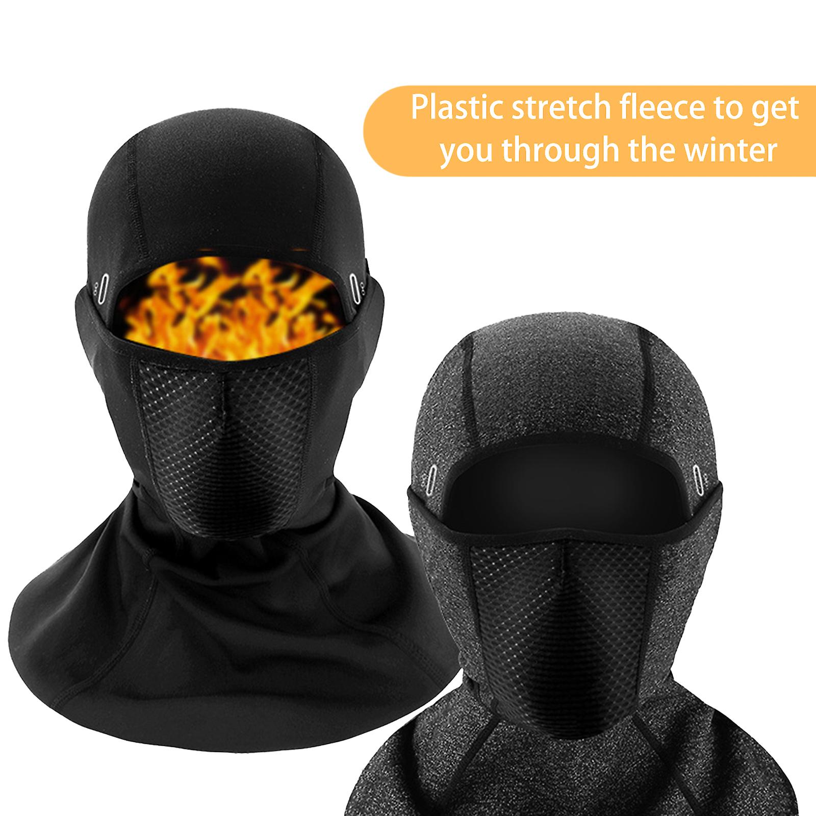 Premium hiihtomaski Balaclava huppu kypärähuivi lumilautailuun ja pyöräilyyn - suojaa tuulelta ja kylmältä, lämmin ja kosteutta siirtävä kangas, edistäminen