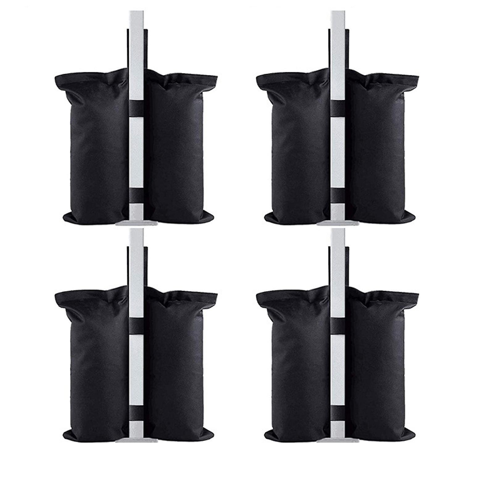 Black Fixed Sandbag with Two Fastening Tapes Waterproof Durable Weather Resistant Easy Operation