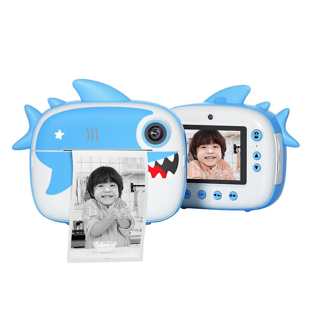 2.5K Cute Kids Instant Camera 12MP Kids Digital Camera Childeren Instant Print Camera with 2.4-inch