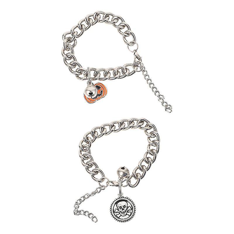 2pcs Halloween Cat Collar