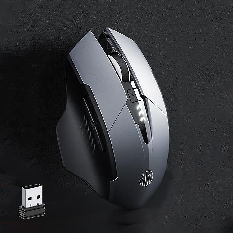 Inphic A1 Mouse, Colour: Gray Wireless+Bluetooth 4.0+Bluetooth 5.0 Gray Wireless+Bluetooth 4.0+Bluet